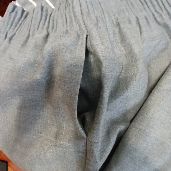 J. CREW LINED GRAY SIDEWALK SKIRT WITH GATHERED ELASTIC WAIST, SIZE 4, WOMENS - Picture 6 of 7